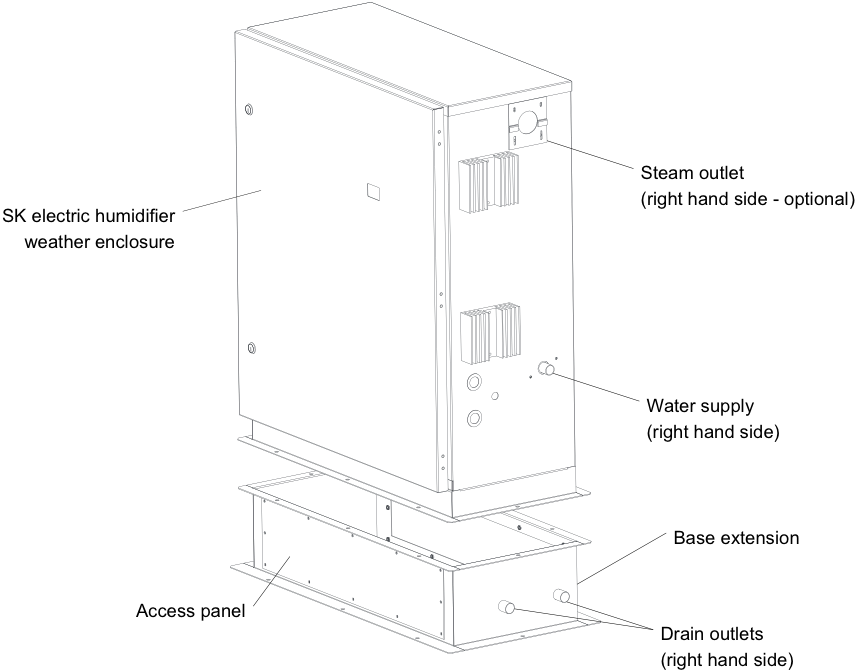 SK Electric Humidifier Outdoor Enclosure