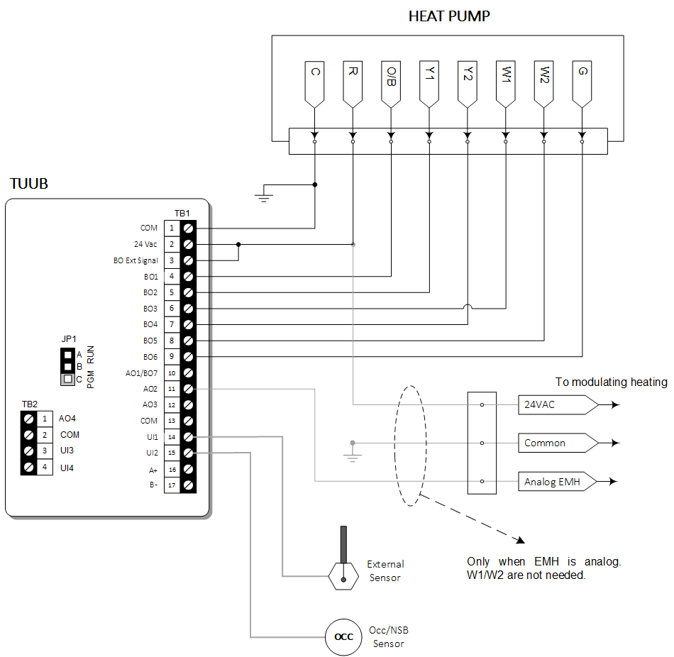 TUUB Heat Pump Diagram